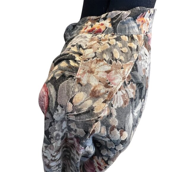 Vintage Peter Popovitch Sheer Floral Blouse Small Cotton/Poly Blend - Picture 12 of 12